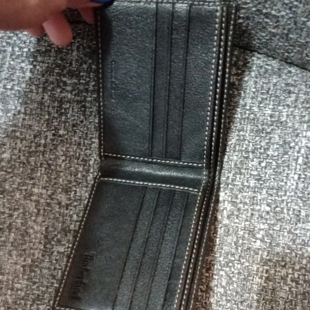 Timberland Black Wallet Minimalist Design